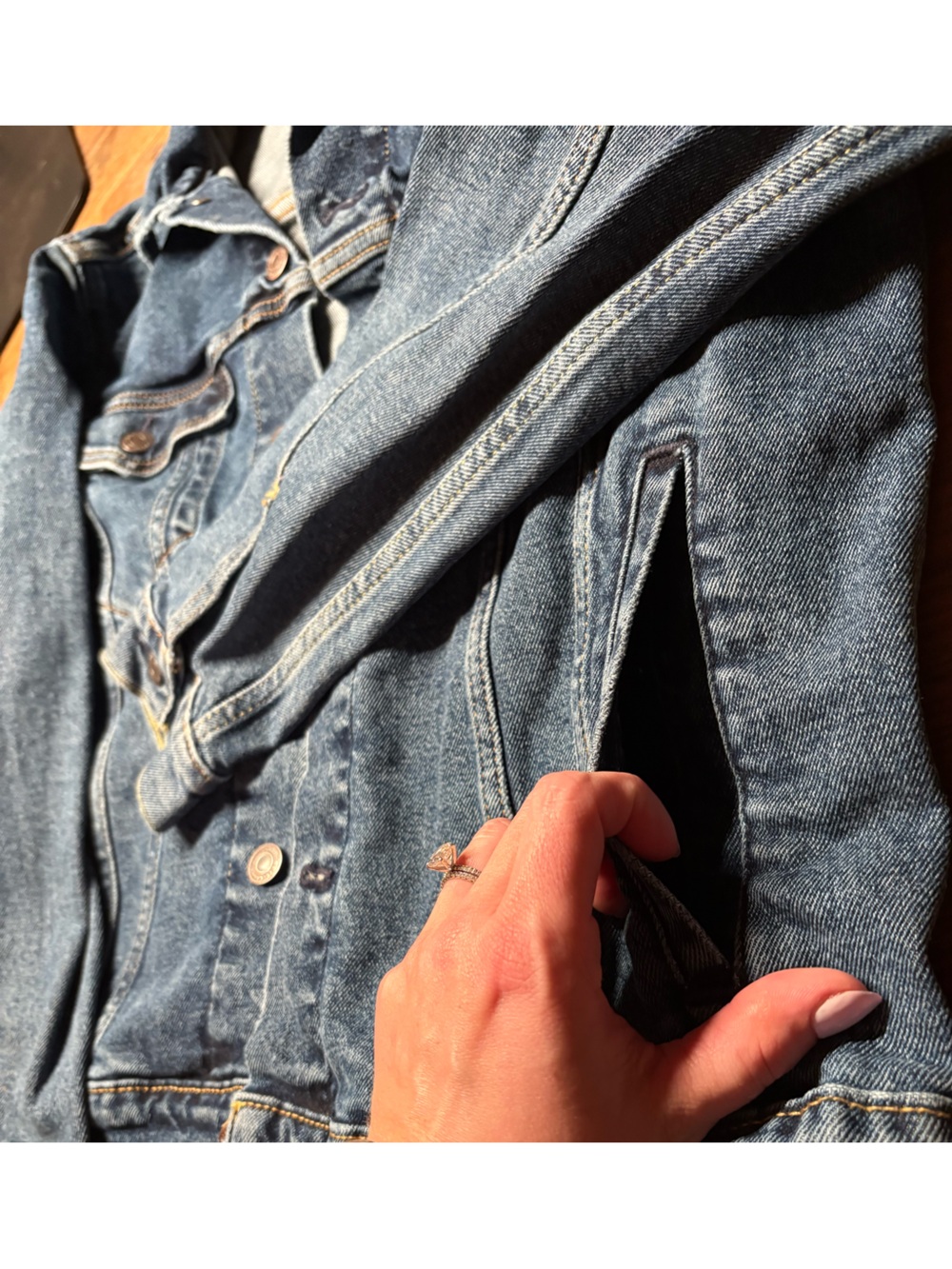 Levi's Men's Indigo Blue Denim Jacket - Picture 2 of 5